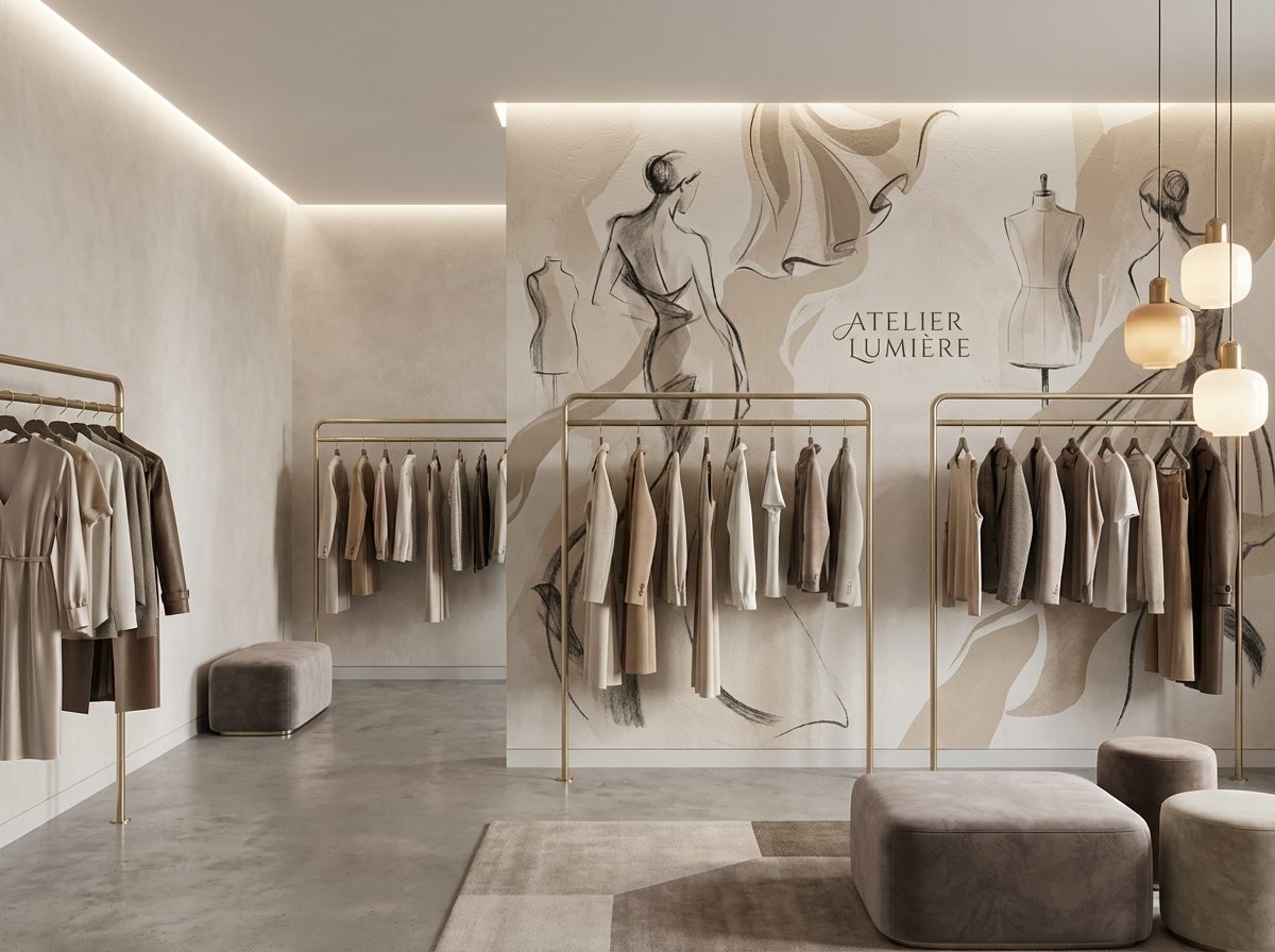 Retail wall print